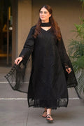 3 Piece Unstitched Chikankari Lawn Embroidered Suit