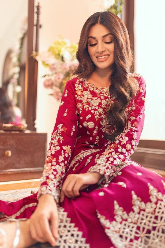 Sunni Manahil 3 Piece Unstitched Lawn Embroidered Suit