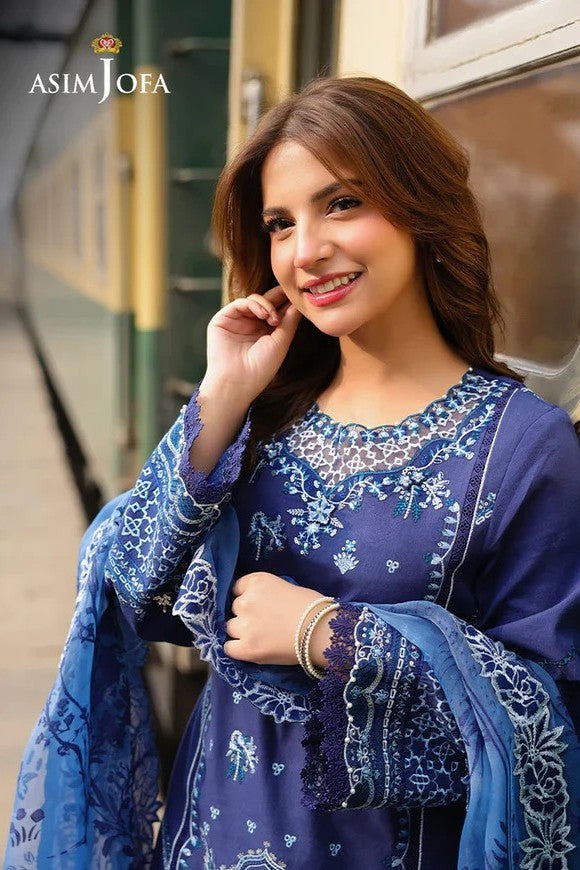 Asim Jofa 3 Piece Unstitched Lawn Suit