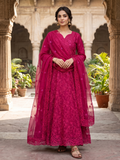 3 Piece - Embroidered Premium Cotton Maxi