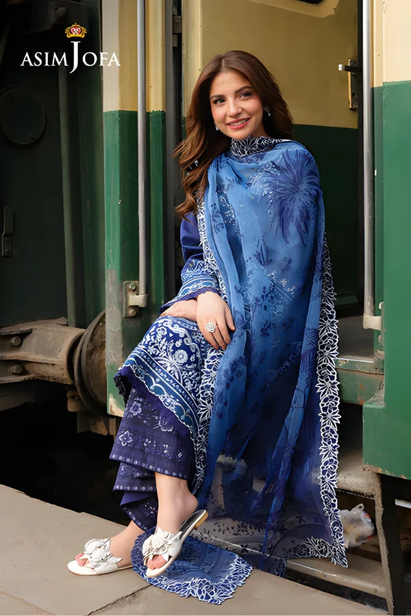 Asim Jofa 3 Piece Unstitched Lawn Suit