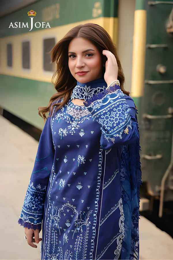 Asim Jofa 3 Piece Unstitched Lawn Suit