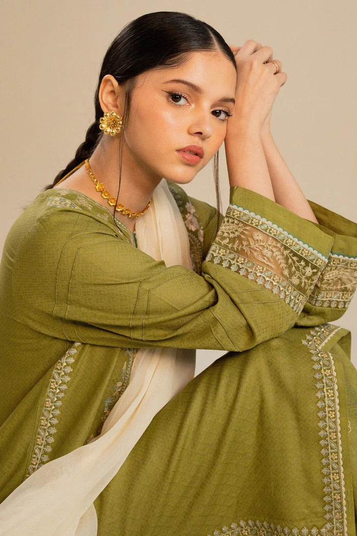 Zara Shahjahan 3 Piece Unstitched Lawn Suit