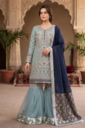 3 Piece - Stitched Dori Fancy Organza Suit
