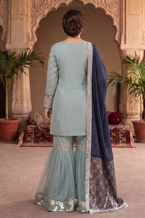 3 Piece - Dori Fancy Organza Suit