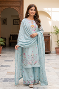 3 Piece - Stitched Embroidered Premium Cotton Suit
