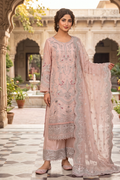 3 Piece - Stitched Embroidered Fancy Organza Suit