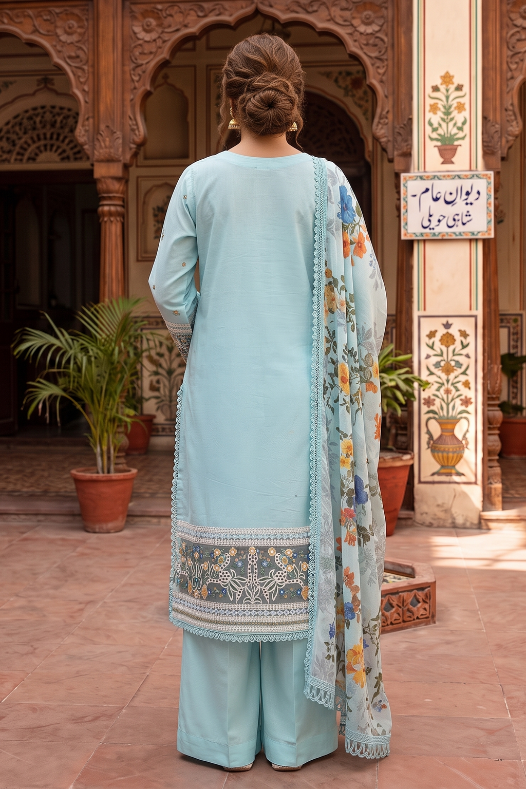 3 Piece - Stitched Embroidered Premium Cotton Suit