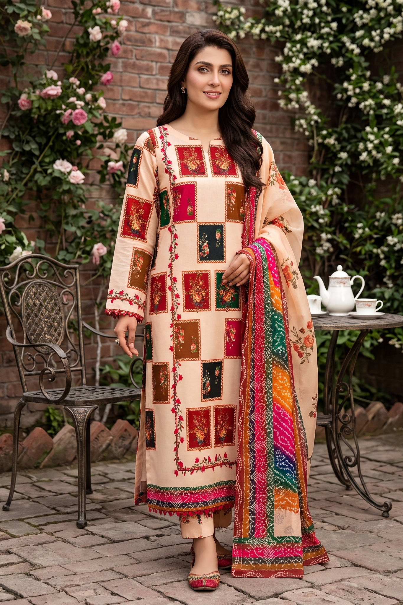 Charizma 3 Piece Unstitched Silk Suit