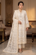 3 Piece - Stitched Embroidered Fancy Organza Suit