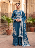 3 Piece - Embroidered Premium Cotton Suit