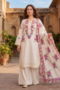 3 Piece - Embroidered Premium Cotton Suit